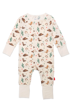 Magnetic Me Not My First Rodeo Print Convertible Romper