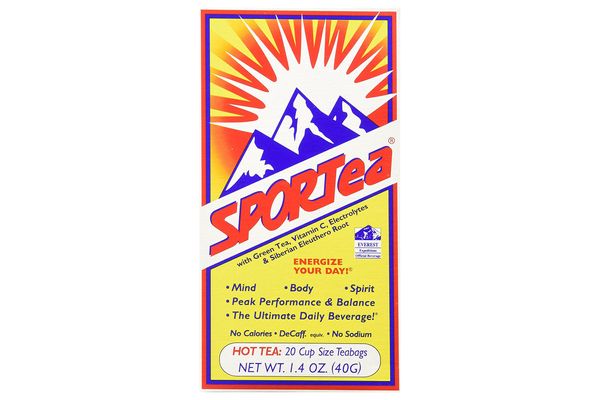 SPORTea(R) Hot: 20 Individual Tea Bags/Box Single Box