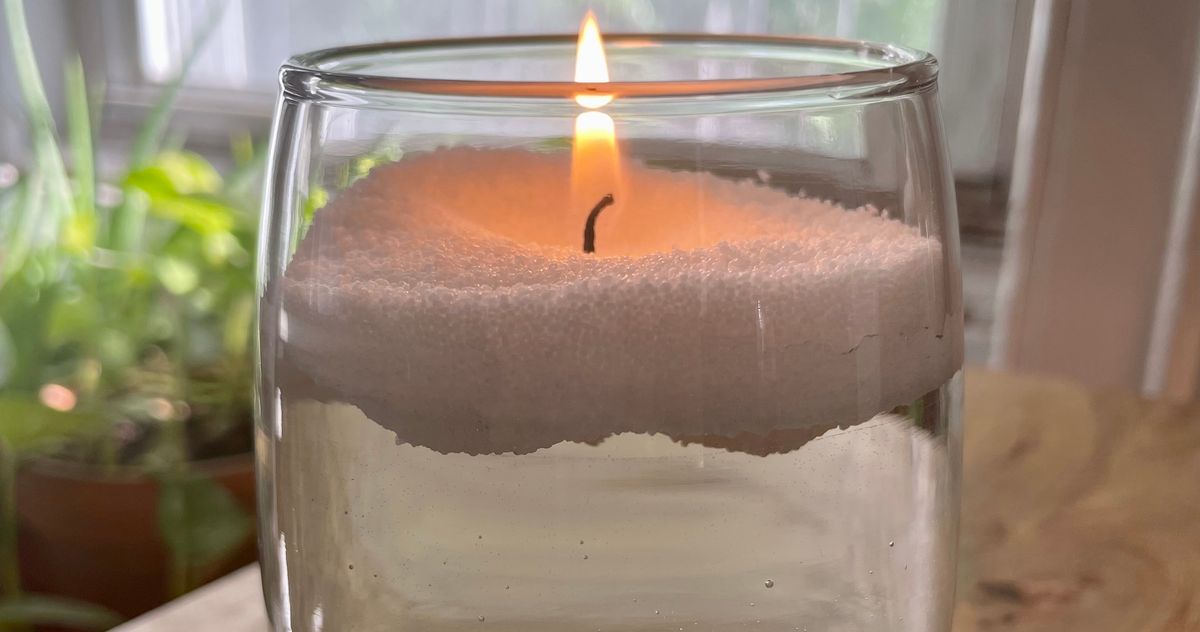 Foton Pearled Candle, Scent Free, Endlessly Customizable & Safer