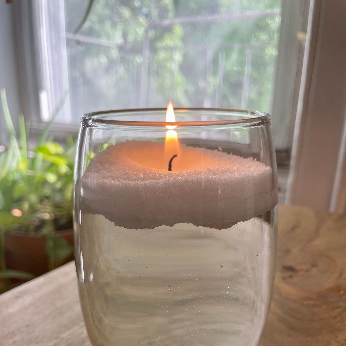 Can you relate? Don't throw away your old candles, clean out the wax a, pearled  candle