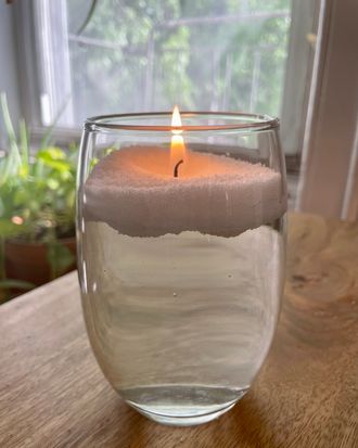 plant based pearled candle sand wax