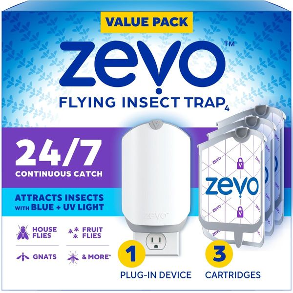 Zevo Flying Insect Trap Starter Kit - Value Pack