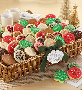 Buttercream Frosted Holiday Flavors Cookie Basket