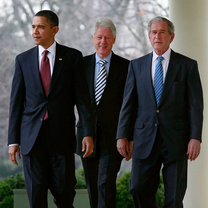 Obama, With Former Presidents Bush And Clinton, Speaks On Haiti