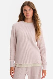 Mate the Label Organic Waffle Crew Top