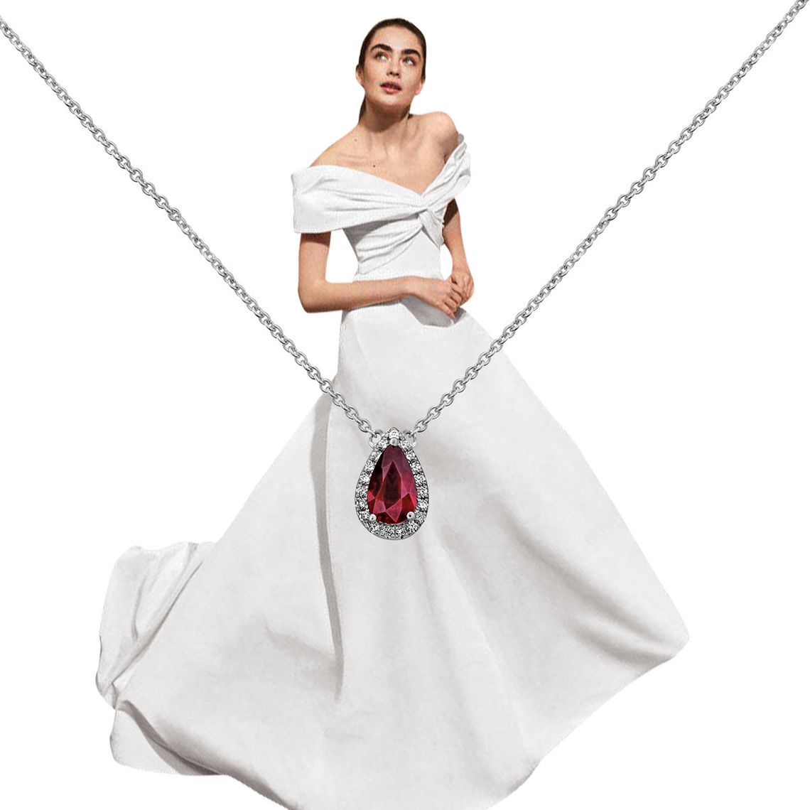 5 Wedding Dress and Necklace Pairing Ideas