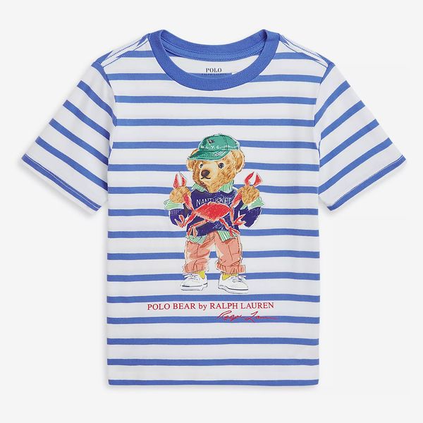 Polo Ralph Lauren Kids Polo Bear Striped T-Shirt