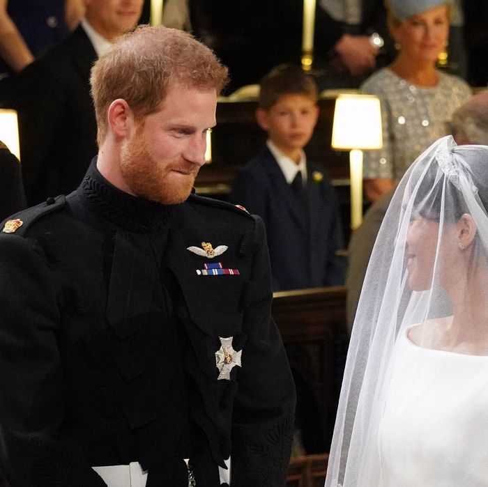 Prince Harry biting his lip.