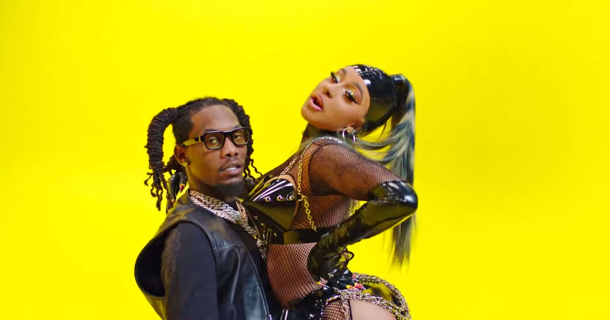 Offset 和 Cardi B 在他們的新音樂視頻中為“Clout”做了非常性感的事情