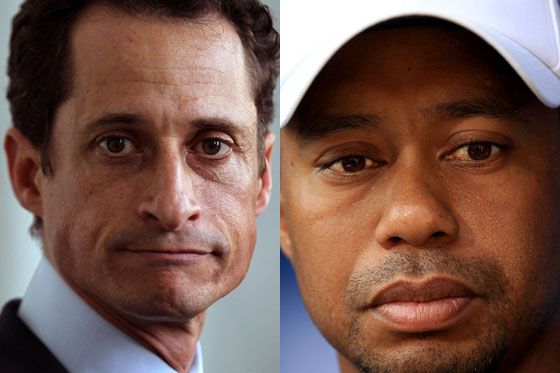 560px x 373px - Can You Tell Apart the Dirty Talk of Anthony Weiner and Tiger Woods?