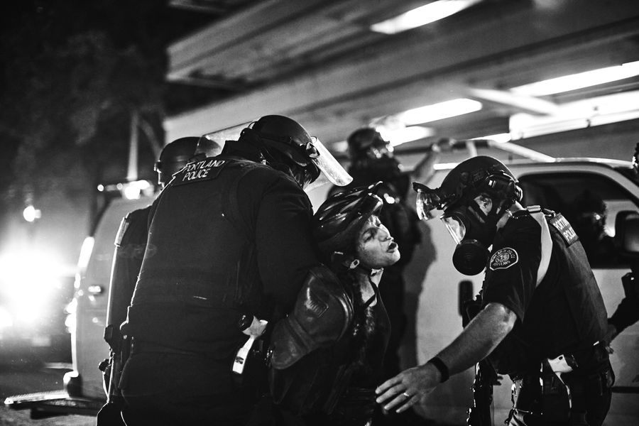 Photographs: Protests In Portland, OR, And Police Violence