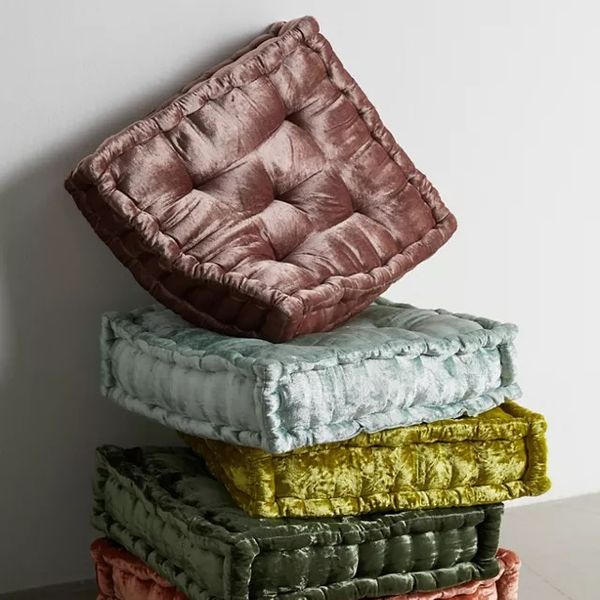 Urban Outfitters Ruthie Velvet Floor Pillow