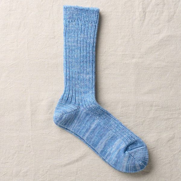 Yahae Linen Wool Ribbed Socks