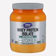 Now Sports Nutrition Whey Protein Isolate, Unflavored, 1.2 lb