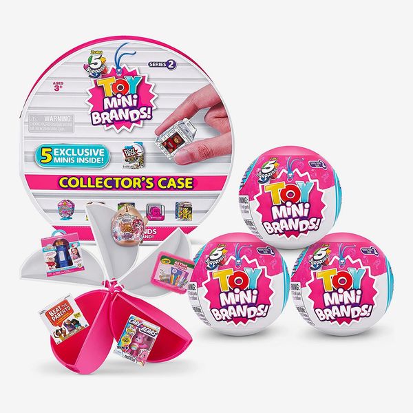 5 Surprise Toy Mini Brands Series 2 (Collectors Case + 3 Pack Capsules)