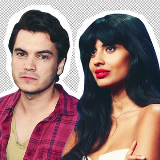 Emile Hirsch and Jameela Jamil.