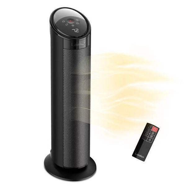 Lasko 22” Ceramic Tower Heater with Remote Control