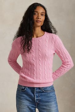 Ralph Lauren The Iconic Cable-Knit Cashmere Sweater