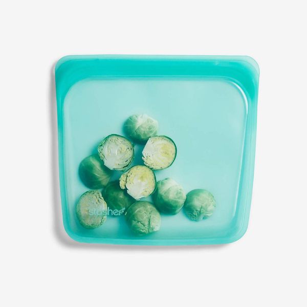 Stasher Silicone Food-Grade Reusable Storage Bag (Mint)