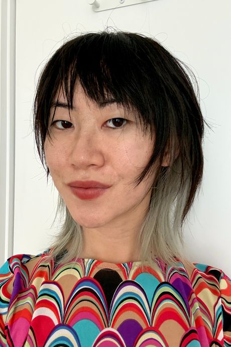 Selfie of the author after one pass of the Mascara Melter on the Maybelline Sky High Waterproof Mascara.