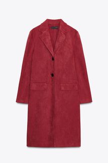 Zara Faux Suede Tailcoat