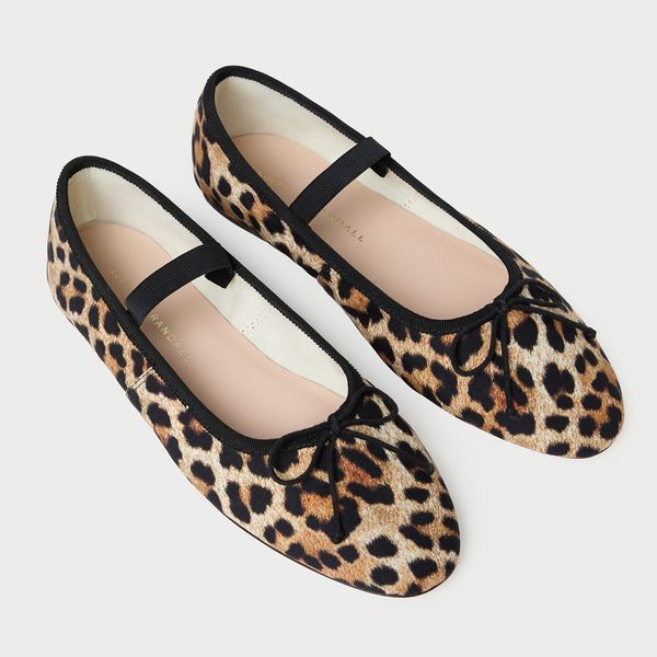 Loeffler Randall Leonie Jersey Ballet Flat - Leopard