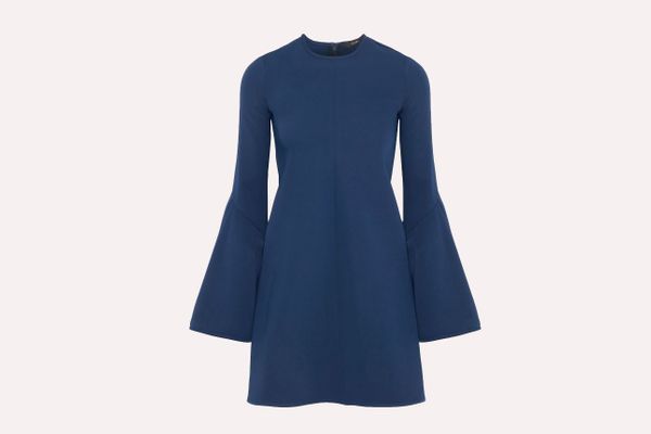 Ellery Preacher Fluted Ponte Mini Dress