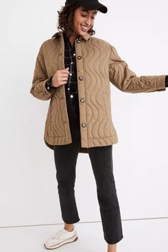 Madewell Quilted Belrose Shirt-Jacket