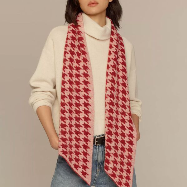 Anthropologie Maeve Gingham Scarf