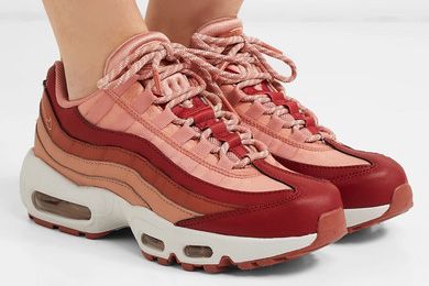 Nike Air Max 95 Suede and Leather Sneakers
