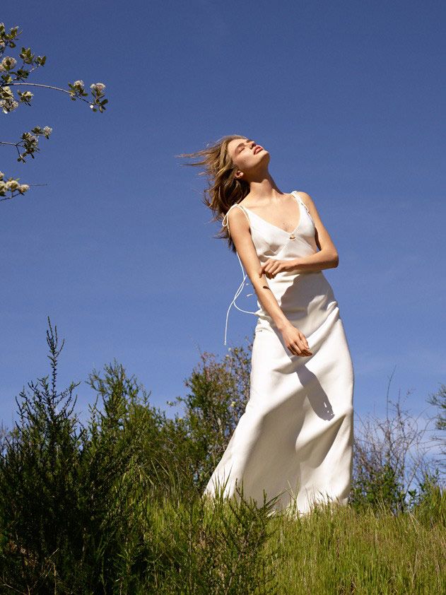 A Bride's Guide to Slip Wedding Dresses