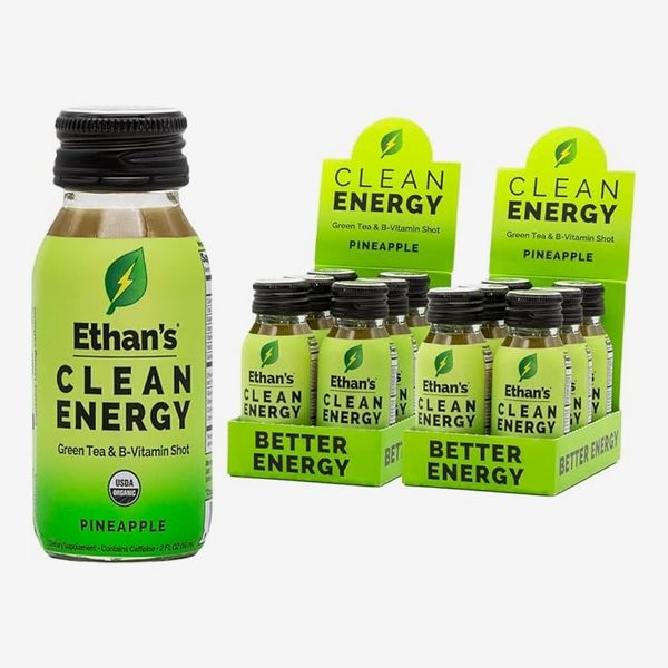 Shots de energía limpia orgánica de Ethan