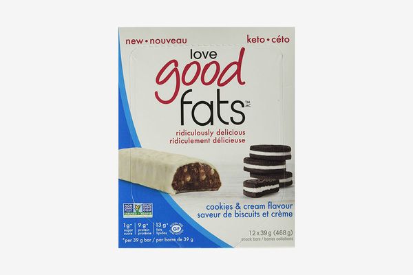 Love Good Fats Bars, Cookies & Cream - Box of 12