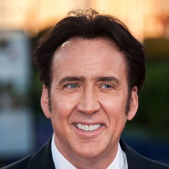 Nicolas Cage arrives at the premiere of the movie 'Joe' during the 39th Deauville American film festival on September 2, 2013 in Deauville, France. 
