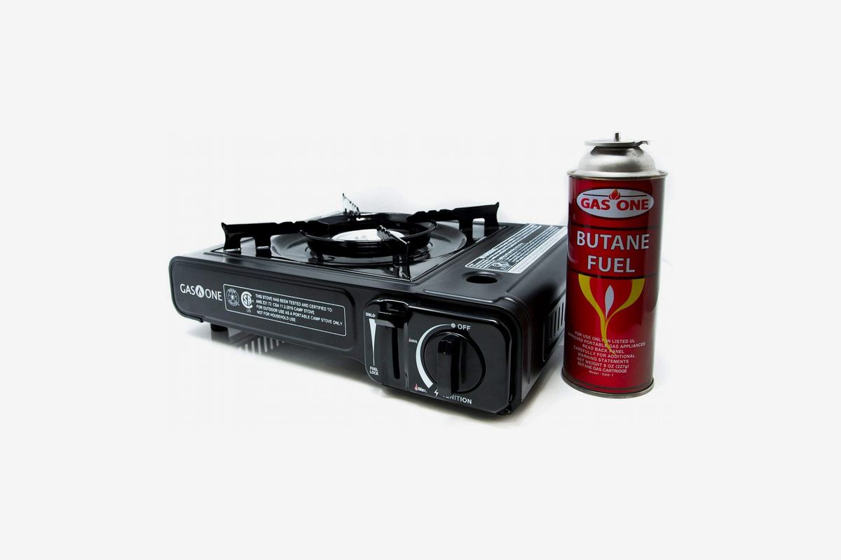 Portable Gas Stove Cooker Burner Camping Garden 4 Butane Refills Camping & Hiking Equipment