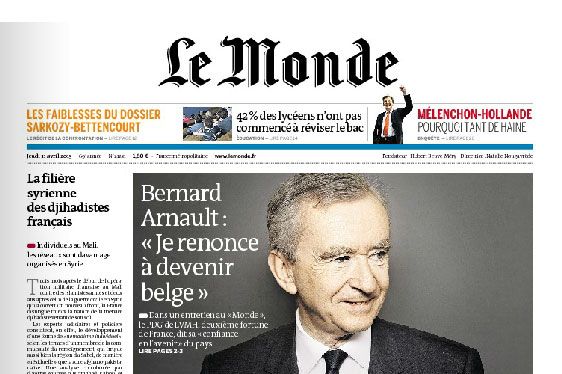 Arnault threatens to pull Le Monde ads after offshore tax exposé