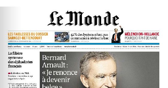 Belgique: une enquête visant Bernard Arnault clôturée par une transaction –  L'Express
