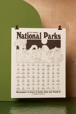 Parks Project National Parks Fill-In Poster
