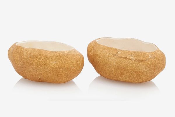 Moda Domus set of two ceramic potato bowls