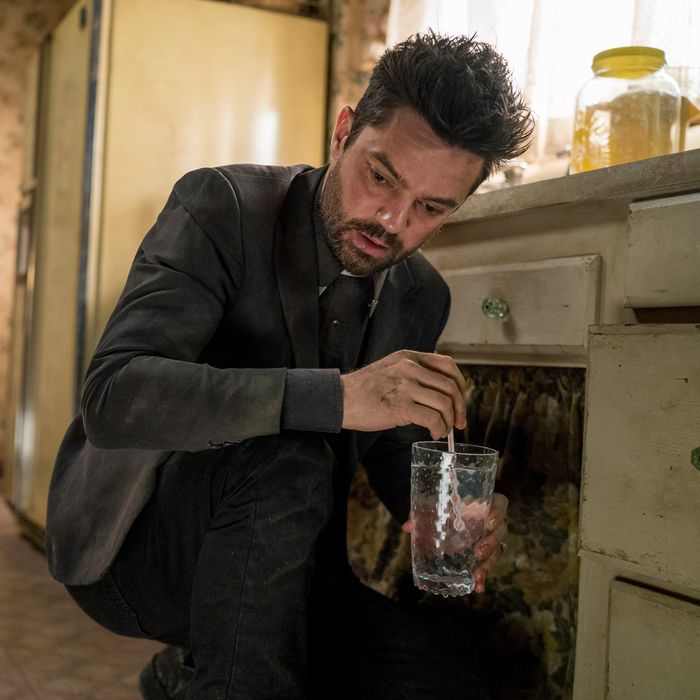 Dominic Cooper as Jesse Custer - Preacher _ Season 1, Episode 7 - Photo Credit: Lewis Jacobs/Sony Pictures Television/AMC