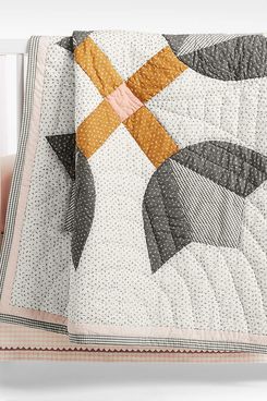 Gee’s Bend Little Sassy Patchwork Organic Cotton Baby Crib Quilt