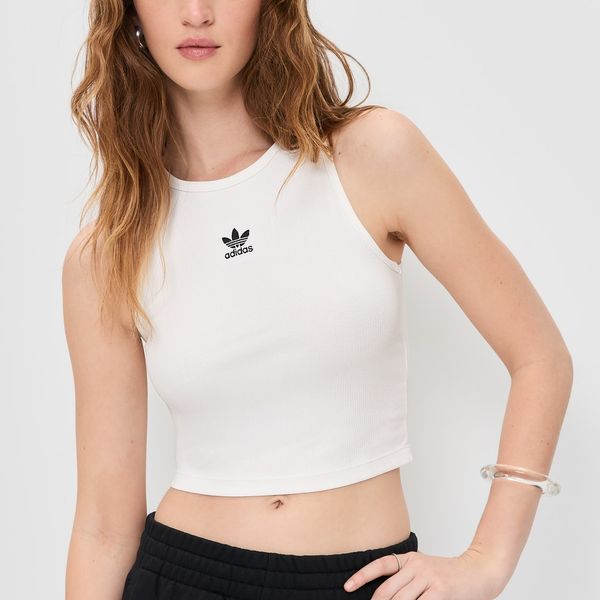 Adidas Essentials Rib Tank - White