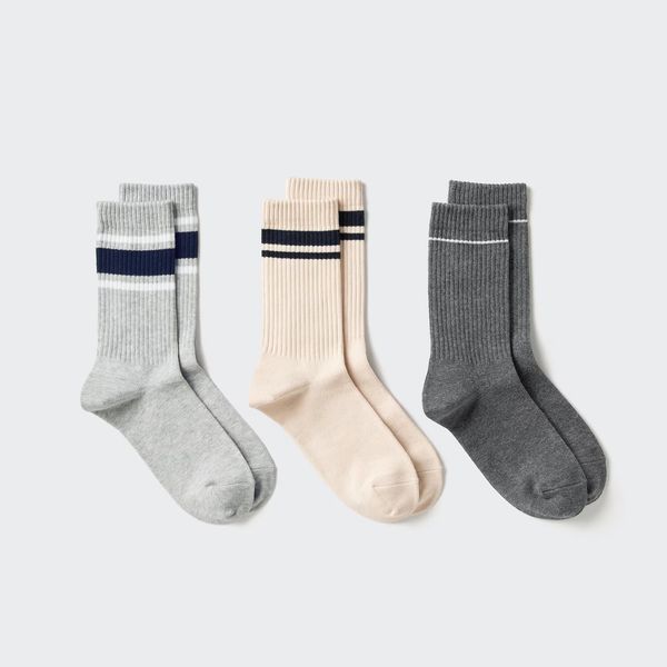 Uniqlo Ribbed Socks - 3 Pairs
