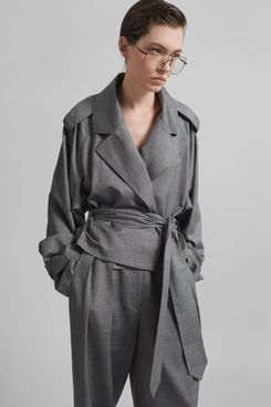 The Frankie Shop Simona Short Trench