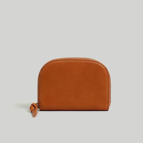 Madewell The Zip Wallet in Leather