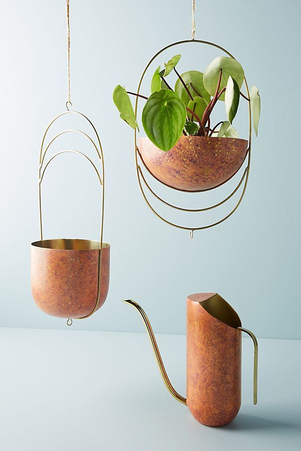 How do you hang a heavy potted plant