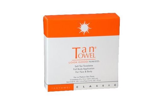 Tantowel Total Body Self-Tan Towelette (Package of 5)