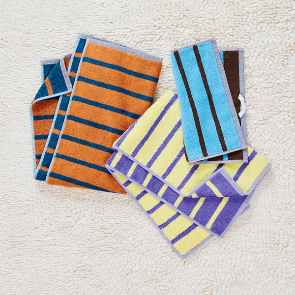 Dusen Dusen Bird Stripe Hand Towel Set