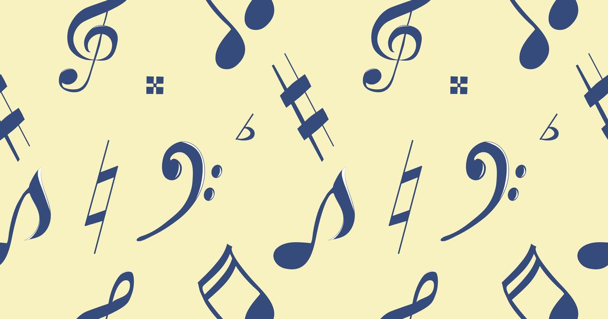 ноты фон. нотки на сиреневом фоне. повторяющаяся музыкальная тема. повторяющаяся музыкальная тема. повторяющаяся музыкальная тема.