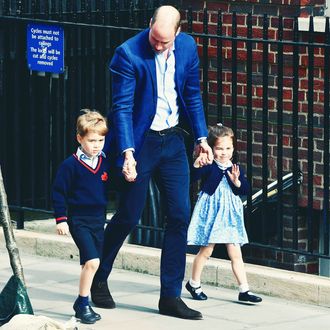 Prince George, Prince William, and Princess Charlotte.